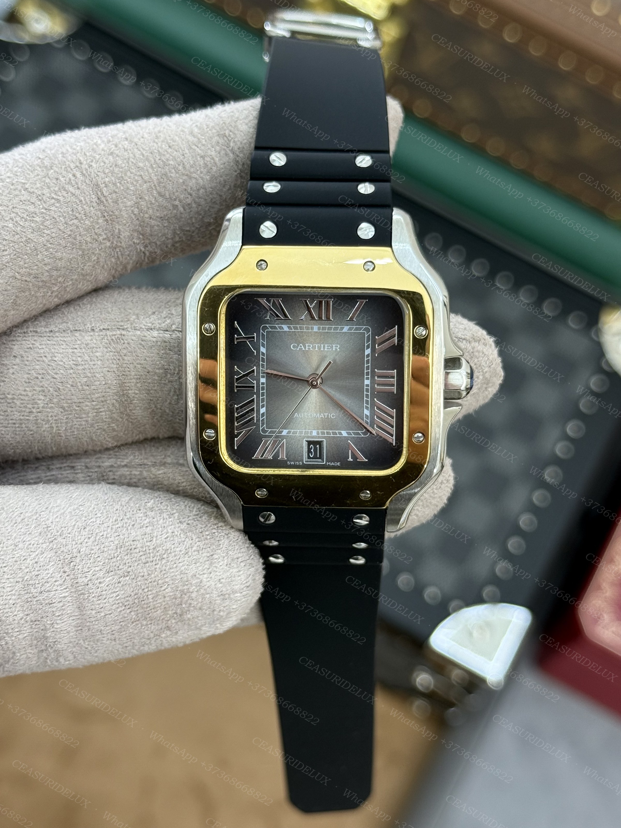 Cartier Santos Background