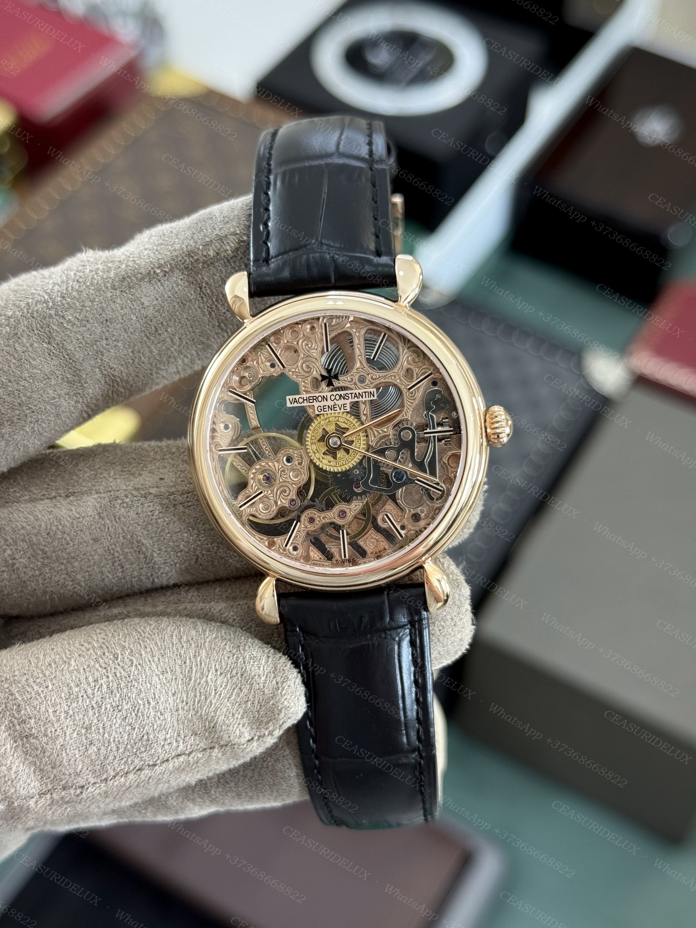Patek Philippe Vacheron Constantin Skeleton Background